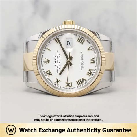 rolex dial 68008 white roman|Rolex 2019 Datejust 126233 White Roman Dial TT 18kt Oyster..